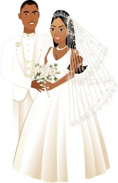 Bride Groom Stock Illustration