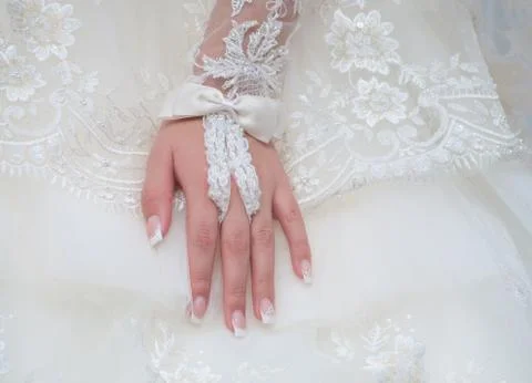 Bride hand Stock Photos