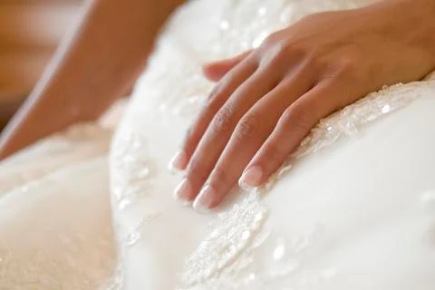Bride hand Stock Photos