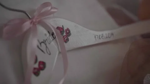 Bride hanger 스톡 동영상 156834414