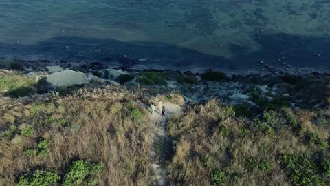 Bride Photography Sequence - Drone Still Top Shot Stock Footage 237084125