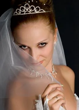 Bride portrait Stock Photos