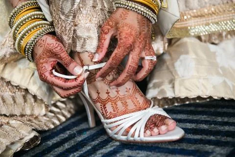 Bride Preperation Stock Photos