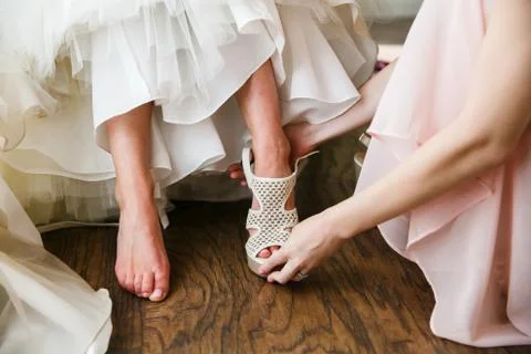 Bride Preperation Stock Photos