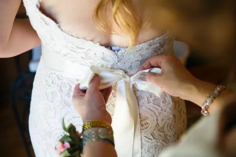 Bride Preperation Stock Photos