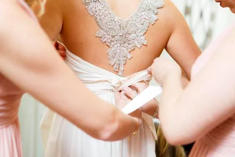 Bride Preperation Stock Photos