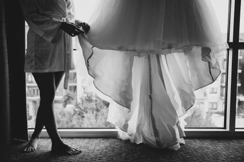 Bride Preperation Stock Photos