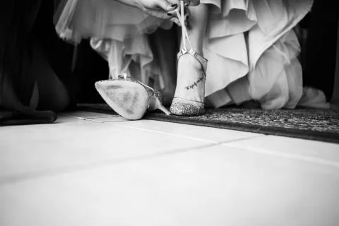 Bride Preperation Stock Photos