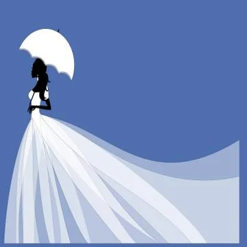Bride silhouettes vector icon. Best modern, simple, isolated, flat icon for webs Stock Illustration
