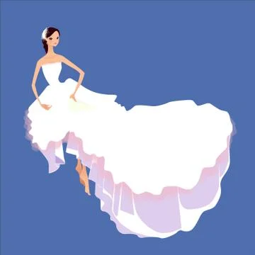 Bride silhouettes vector icon. Best modern, simple, isolated, flat icon for webs Illustrazione stock