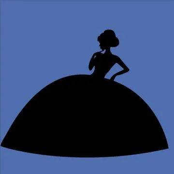 Bride silhouettes vector icon. Best modern, simple, isolated, flat icon for webs Stock Illustration