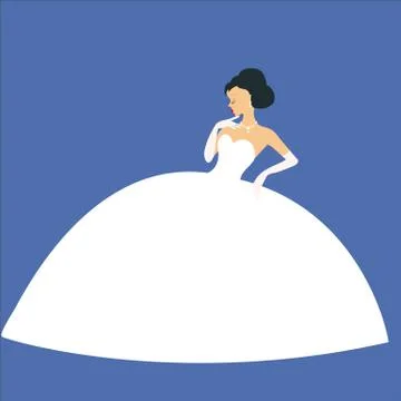 Bride silhouettes vector icon. Best modern, simple, isolated, flat icon for webs Stock Illustration