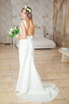 Bride spin dress Stock Photos