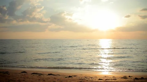 Bride Walks On The Shore Video stock 52695682