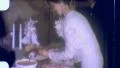 Bride at Wedding Buffet Puts Food on Plate 1960s Vintage Film Home Movie 853 HD Footage