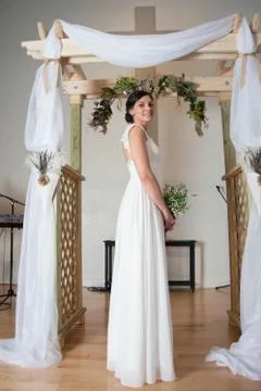 Bride on Wedding Day Stock Photos