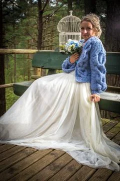 Bride at wedding day Foto stock
