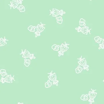 Bride wedding dress line vector seamless pattern 스톡 일러스트