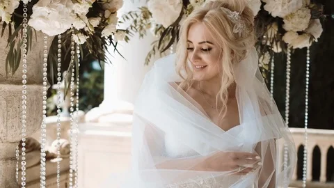 Bride Before The Wedding. Stock Footage 104871797