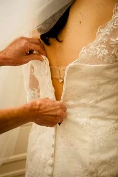 Bride Wedding Preparation Stock Photos