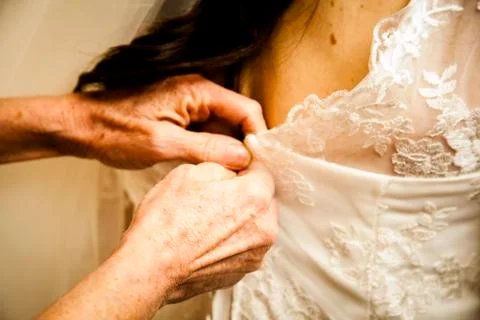 Bride Wedding Preparation Stock Photos