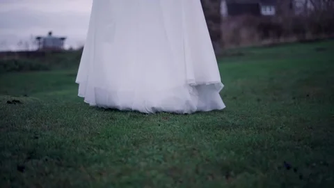 Bride Wedding Walk Stock Footage 168870300