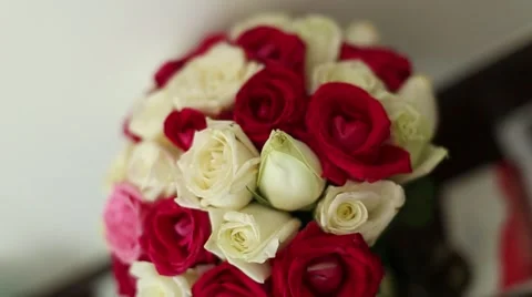 The bride's bouquet Stock Footage 54713523