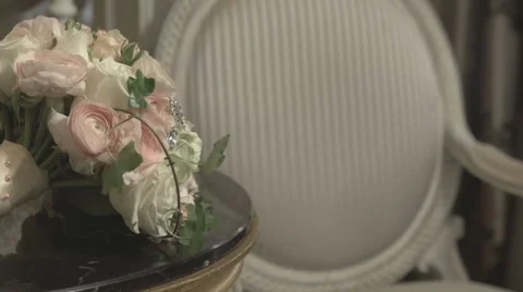 The bride's bouquet Stock Footage 58214579