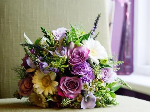 Brides Bouquet Stock Photos