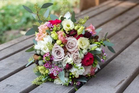 The bride's bouquet Stock Photos