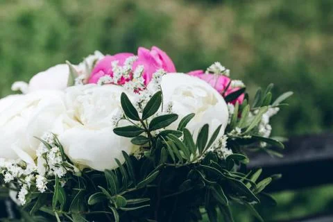 The bride's bouquet Stock Photos