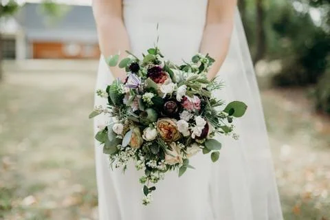 The bride's bouquet Stockfoto's