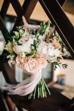 The bride's bouquet Foto stock