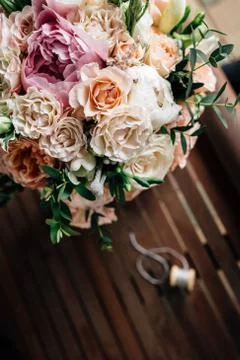 The bride's bouquet Foto stock