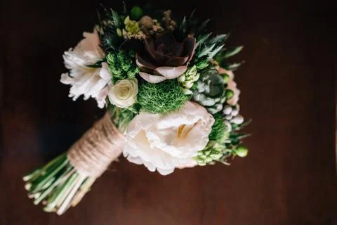 The bride's bouquet Foto stock