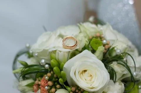 The bride's bouquet Stock Photos
