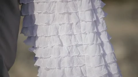Bride’s Dress Stock-Footage 22276732