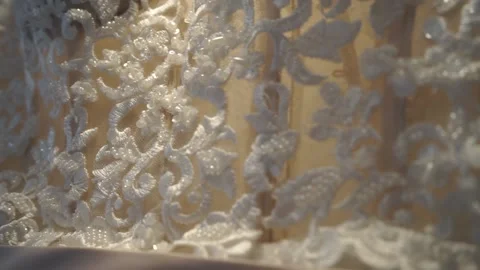 The bride's festive clothes Stock Footage 163566830