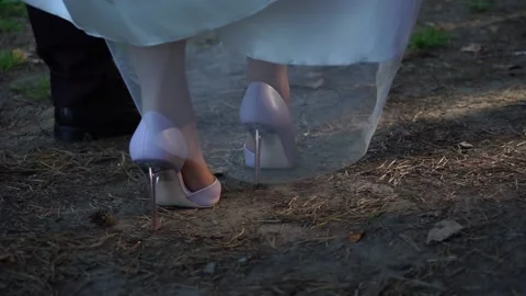 The bride's festive clothes Stock Footage 163567198