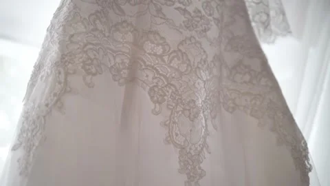 The bride's festive clothes Stock Footage 163567731