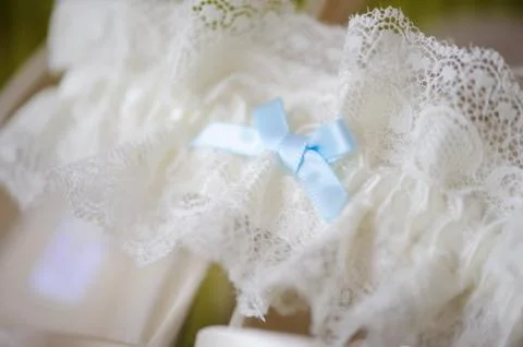 Brides garter Stock Photos