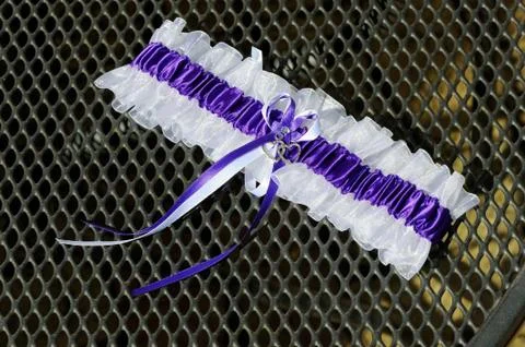 Brides garter Stock Photos