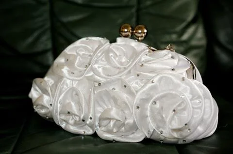 Brides makeup bag Stock Photos