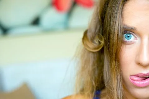 Brides makeup Stock Photos