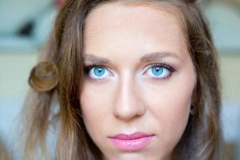 Brides makeup Foto stock