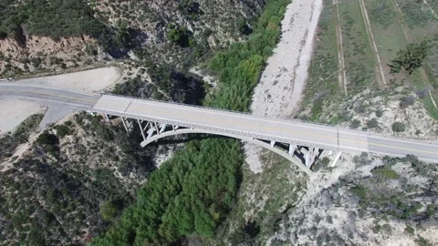 Bridge 06 - Drone 4K Stock Footage 219390987