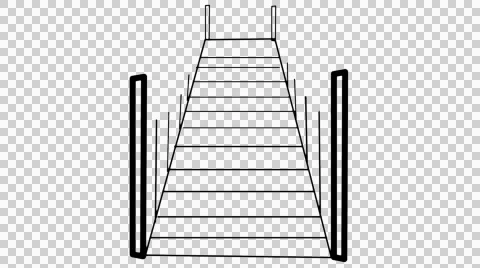 Bridge 2 animation with transparent background Stock Footage 44517778