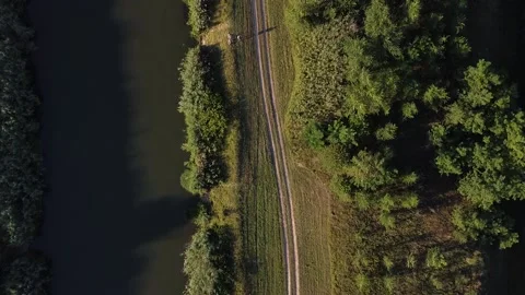 The Bridge Across the Canal Stock Footage 136508919