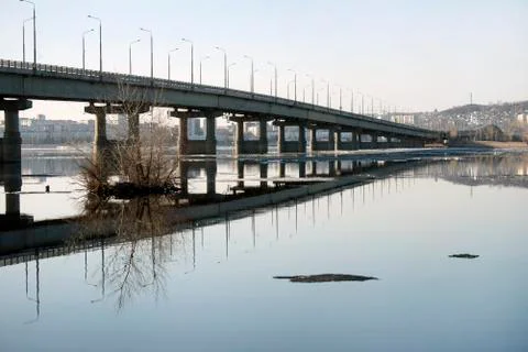 Bridge across the volga Photos