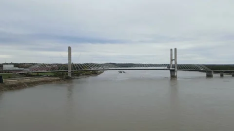 Bridge Aerial Stock Footage 170394401